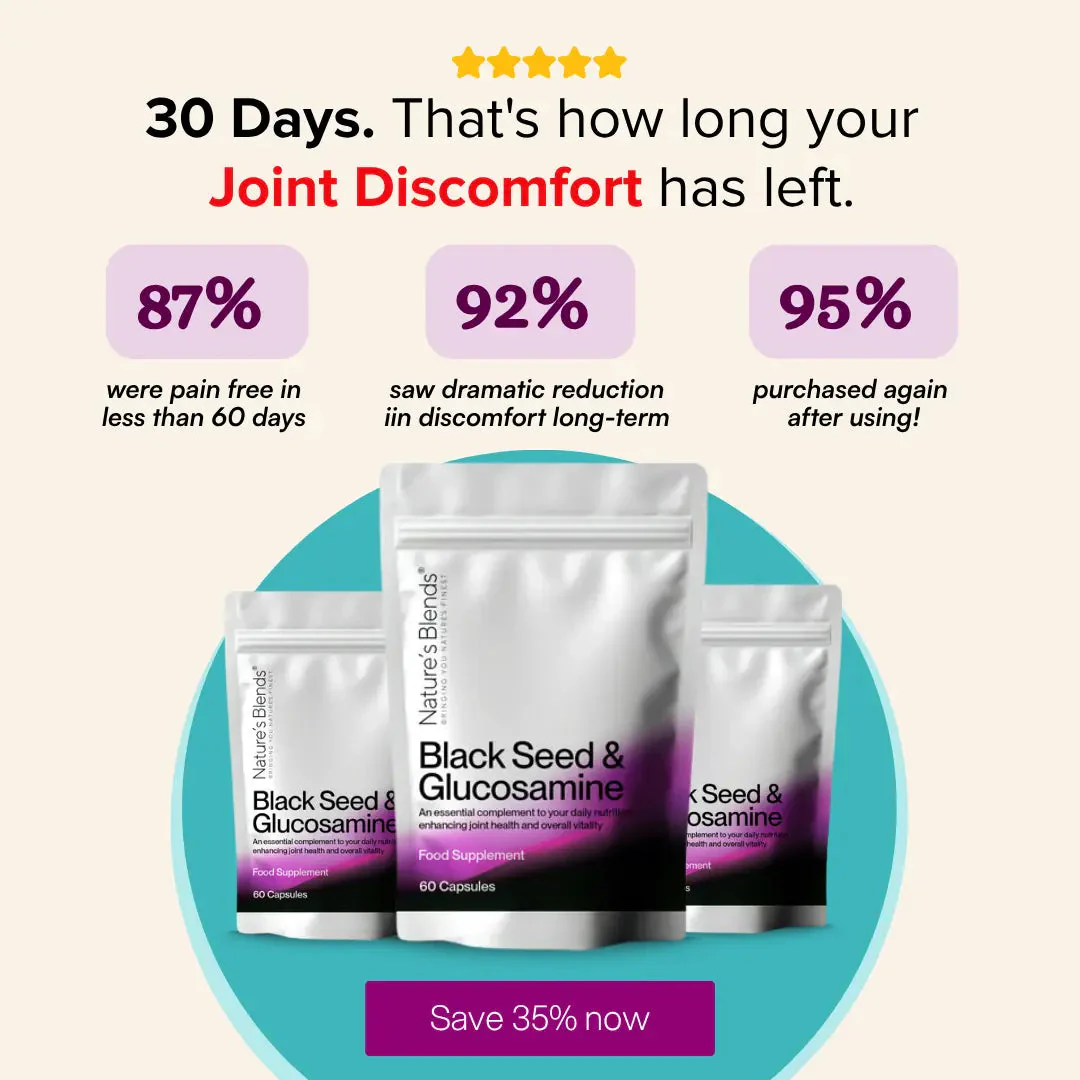 Black Seed Oil & Natural Glucosamine Capsules - Image 4