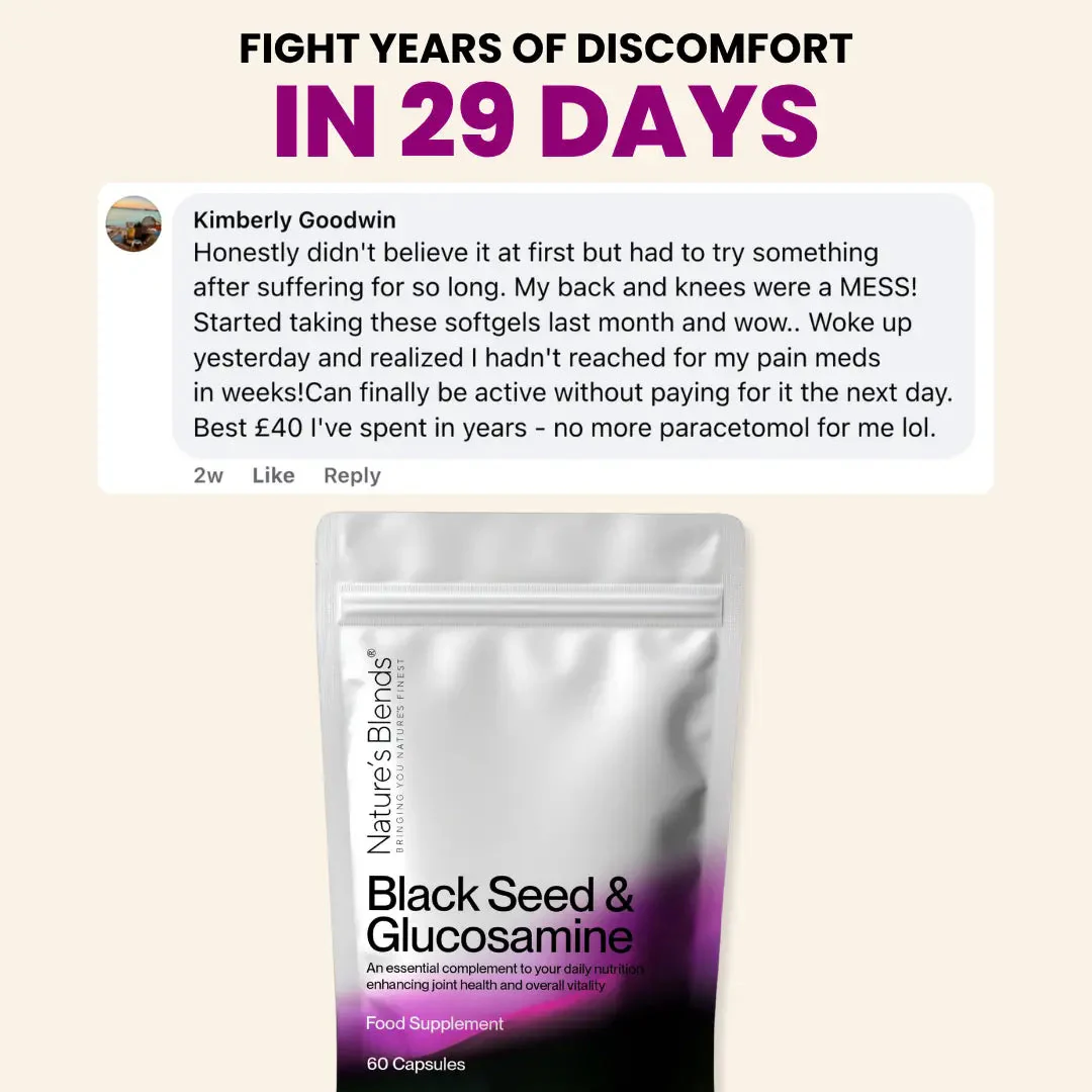 Black Seed Oil & Natural Glucosamine Capsules - Image 7